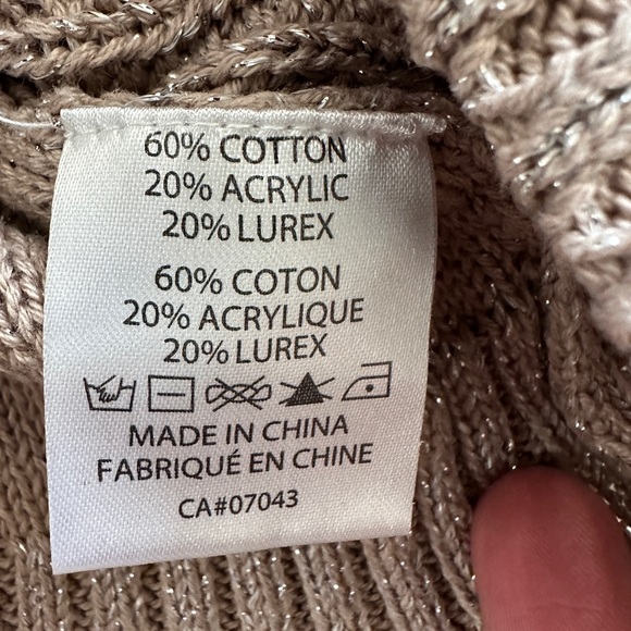 Belldini sparkly turtleneck sweater - Picture 5 of 6